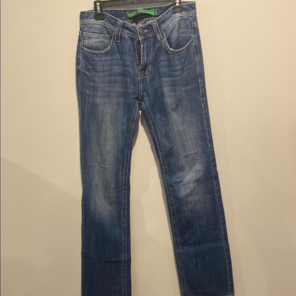Rock & Roll Men's Classic Indigo Straight Jeans 32x36